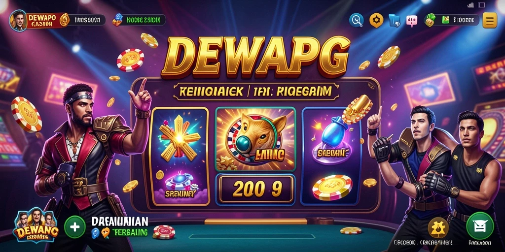 Tampilan seru dari gameplay Kasino di DEWAPG.