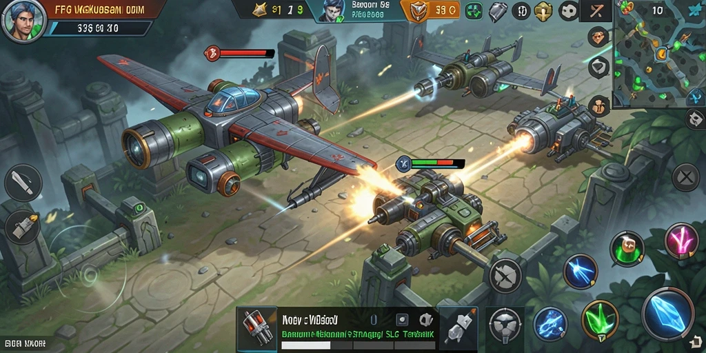 Tampilan gameplay F7F7 dengan aksi strategi yang mendebarkan.