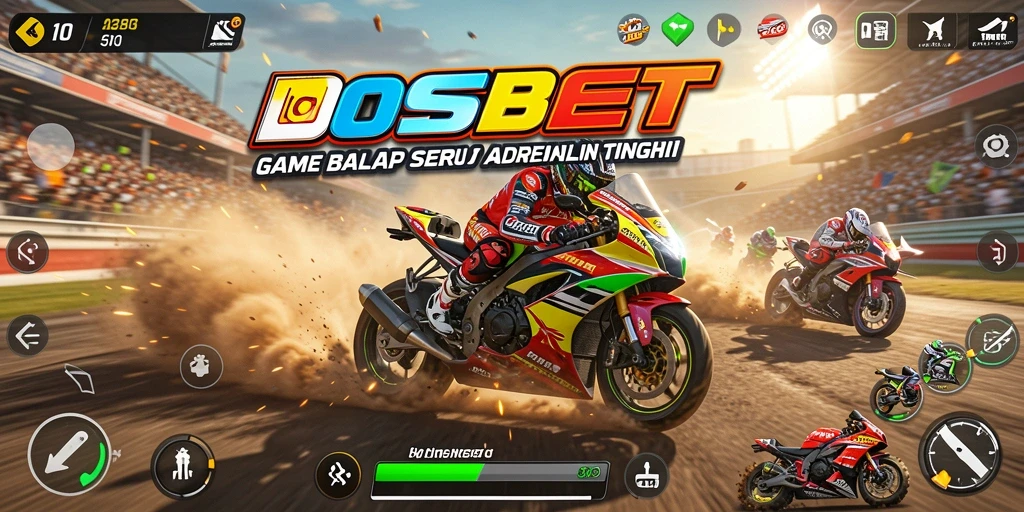 Screenshot gameplay balap motor mendebarkan di IOSBET.