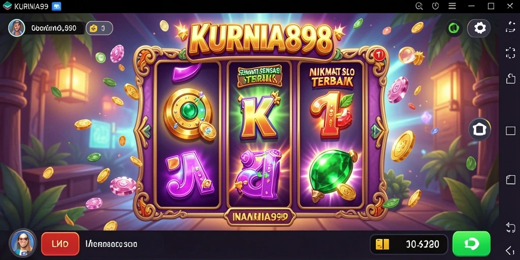 Tampilan menarik gameplay Slot di KURNIA898.