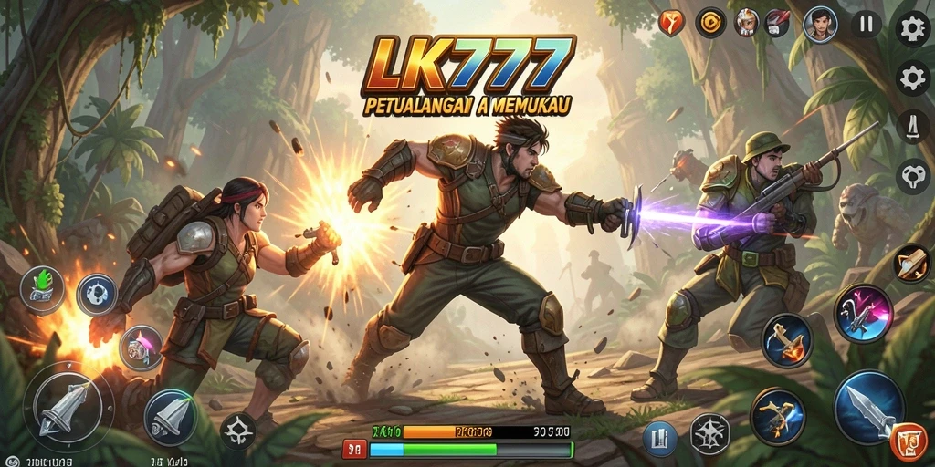 Tampilan gameplay seru dari LK777 dengan aksi mendebarkan.
