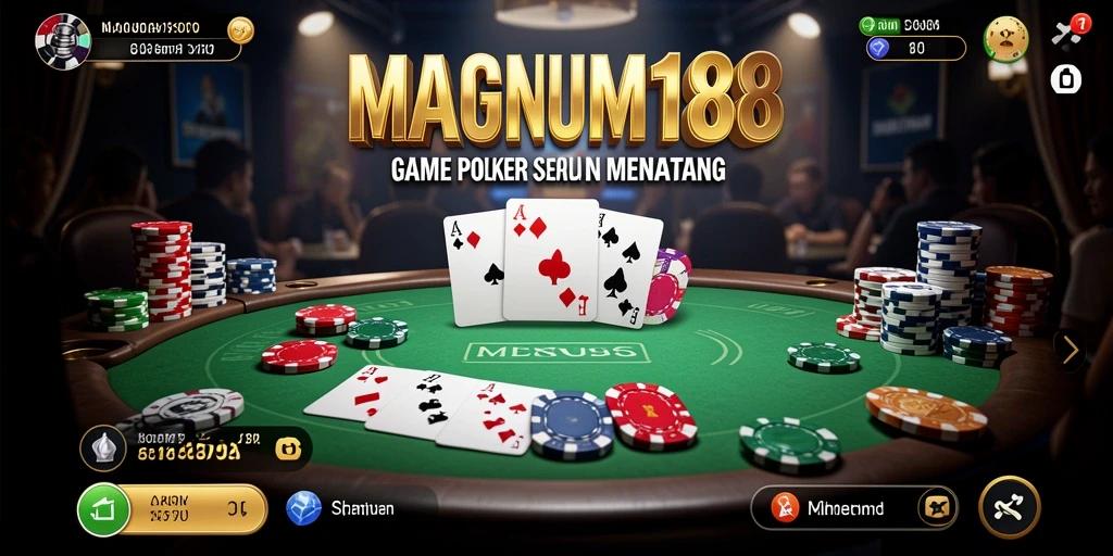 Tampilan screenshot game Poker yang menarik dan mendebarkan.