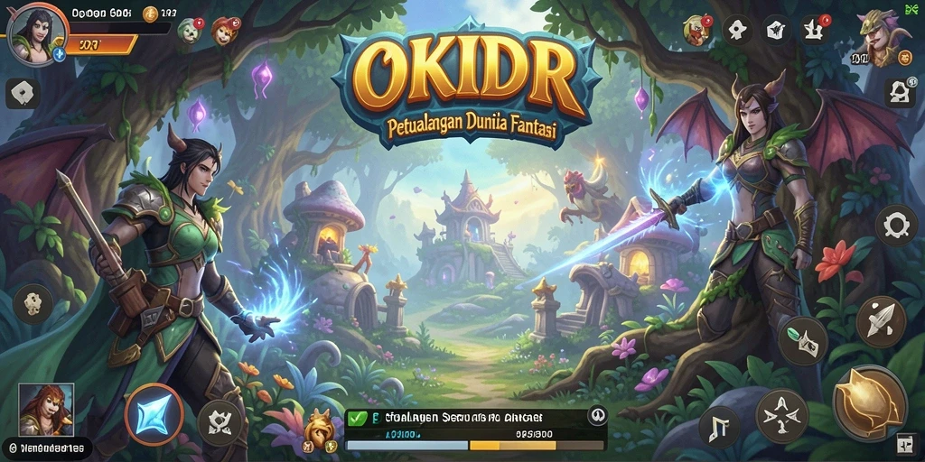 Screenshot gameplay OKIDR dalam petualangan yang menegangkan.