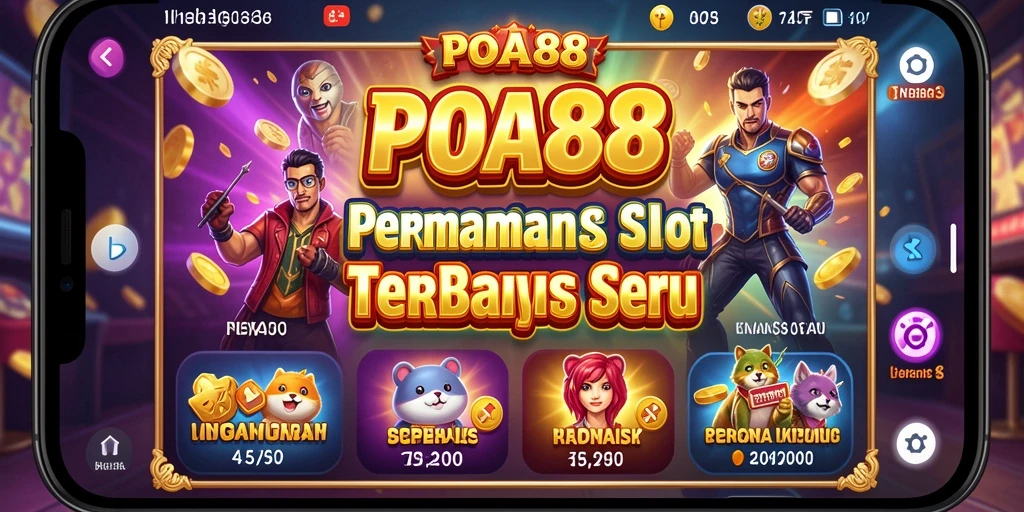Tampilan gameplay menarik dan penuh aksi di POA88.