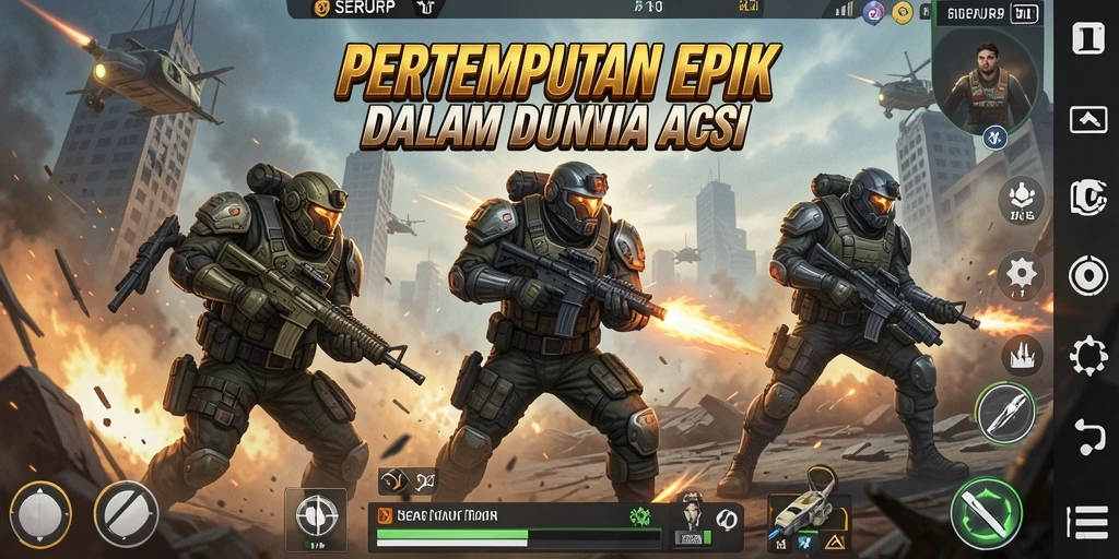 Gameplay SERURP yang seru dan mendebarkan.